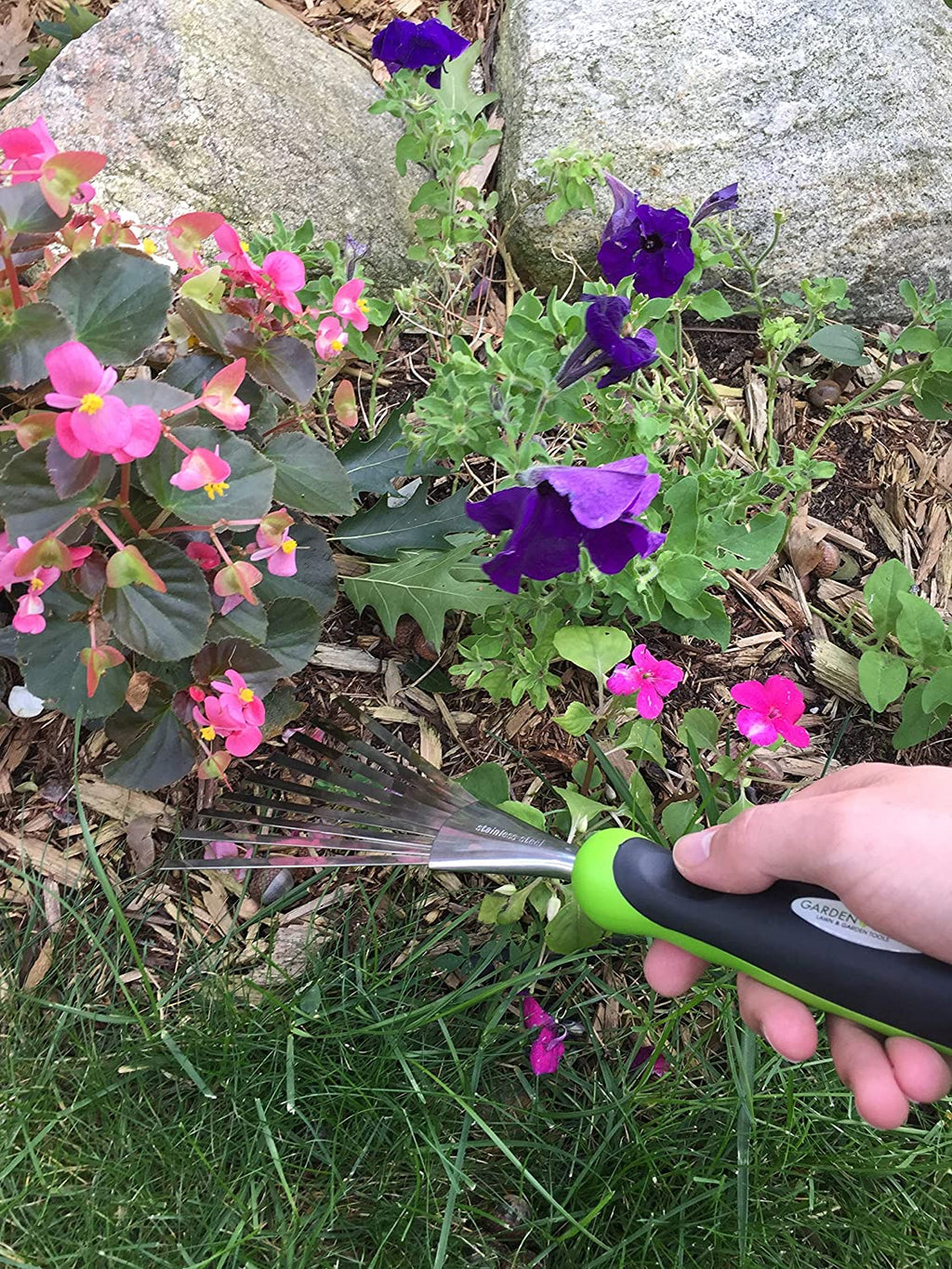 Stainless Steel Garden Hand Rake